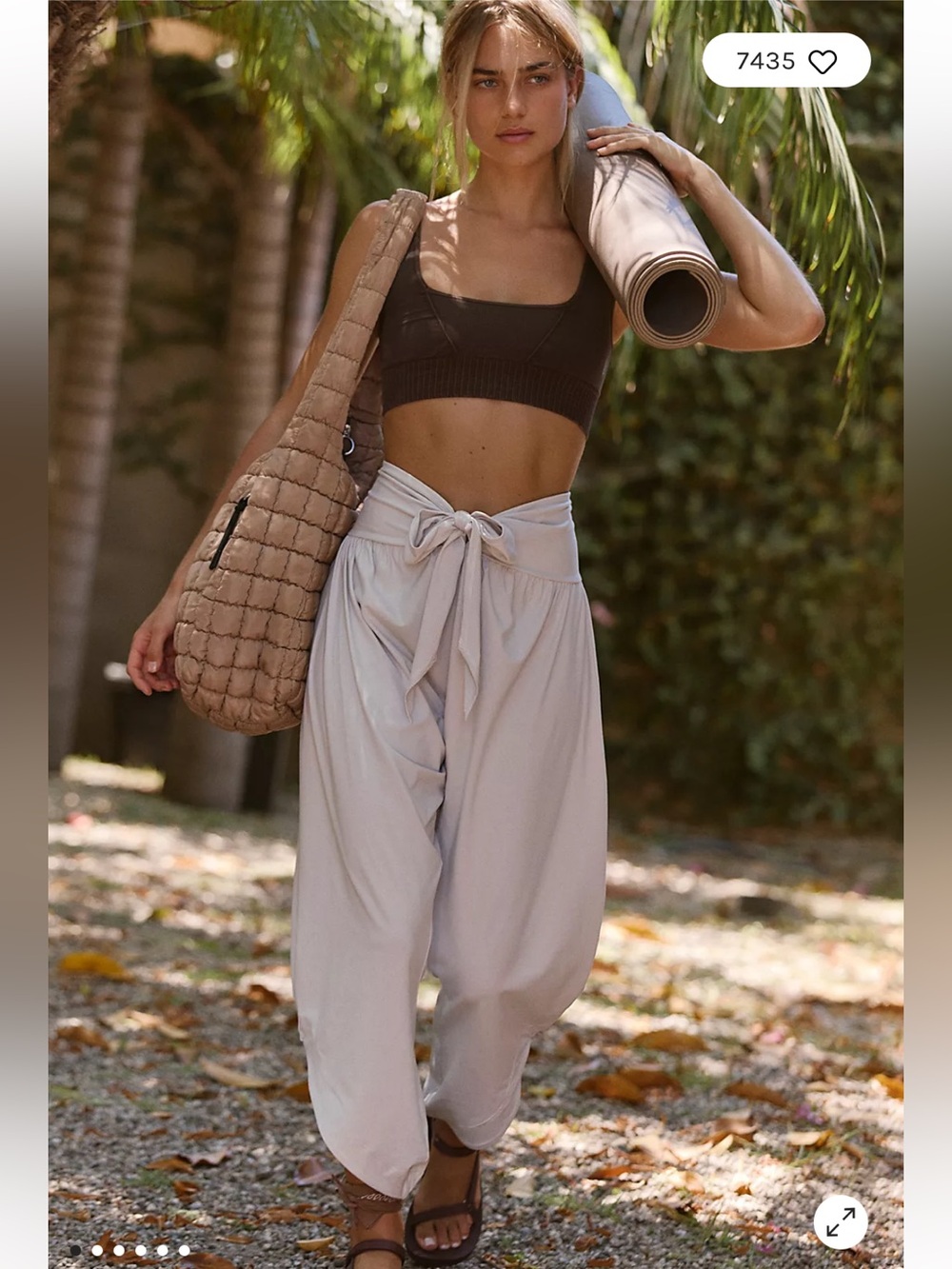 FP movement retreat yoga pants in tofu - Picture 2 of 7